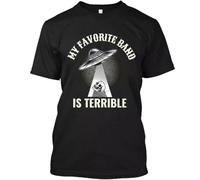 Popular My Favorite Music is Terrible Funny Art T-Shirt SizeBlackM