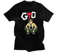 Popular Summer Tees Great Teacher Onizuka GTO Print Hip-Pop T-Shirt Comfortabled Tshirts Unique Clothes Size L