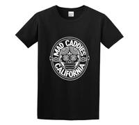 Popular The Mad Caddies Ska Punk Band Graphic T-Shirt Men's Fashion Crew Neck Black 3XL