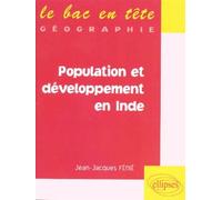 Population et développement en Inde - Jean-Jacques Fénié - Ellipses - Livre