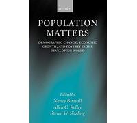 Population Matters 'demographic Change, Economic Growth And Poverty