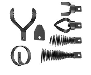 POPULO 8 accessoires de tête de machine de vidange - s'attaquent à tout bouchon avec précision, couramment utilisés dans les serpents de vidange POPULO AC (machine de nettoyage de canalisations