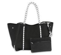 PopUps Grand sac fourre-tout en néoprène pour la plage, la gym, les couches, la piscine, les voyages - Léger, résistant à l'eau, sacs polyvalents pour femme, Kaléidoscope, Large