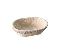 popyes Corbeille à Pain Ovale Banneton à Pain avec Tissu en Lin Banneton Brotform en Rotin Panier de Fermentation du Pain Panier à Pâte à Pain