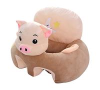 popyes Coussin de Canape Bébé sans Rembourrage Fauteuil pour Enfant en Peluche Coussin Assise Bebe Housse de Siège pour bébé Siège de Sol pour Bébé Apprendre à S'assoire