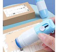 popyes Fluide Correcteur pour Papier Thermique avec Couteau de Déballage, Fluide de Couverture des Informations de Confidentialité, Protection des Données du Papier Thermique (1PCS)