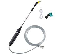popyes Pulverisateur Electrique avec Lance Telescopique, Lance Télescopique Nettoyeur Haute Pression, Lance Pulvérisateur Jardin USB Rechargeable Portatif, Lance avec Tuyau et Buse