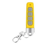 popyes Télécommande pour Portail Electrique 433 MHz Duplicateur Télécommande 4 Boutons Code Fixe Télécommande de Clonage pour Portail Automatique, Porte de Garage