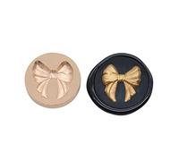 popyes Tête de Timbre de Sceau de Cire en Relief 3D Forme Spéciale Tête de Cachet de Cire Noeud Papillon Vintage Cachet Sceau Mariage Tampon de Cire à Cacheter Sans Poignée pour Enveloppes, Cartes