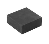 POQAX Plaque d'électrode industrielle en graphite massif de haute pureté, 1 pièce, avec une bonne conductivité électrique et thermique(60x60x30mm)