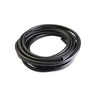 POQAX Tube de refroidissement sous vide en silicone noir, diamètre intérieur 1 mm à 23, résistant aux hautes températures, tuyau réservoir carburant haute pression, 5 mètres(3MM*4MM)