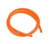 POQAX Tuyau d'essence for moto, tuyau, d'huile, tube souple en caoutchouc résistant aux hautes températures, 1 mètre(Orange)