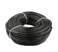 POQAX Tuyau flexible en silicone noir de 1 mètre, diamètre intérieur 2/3/4/5 mm, for pompe à air d'aquarium, tuyau caoutchouc souple, réservoir carburant haute pression, pièce(9mm*7mm)