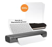 Pora&co Imprimante thermique A4, grise
