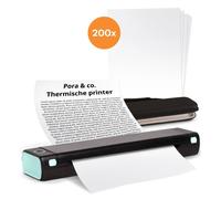 Pora&co Imprimante thermique A4, noir/vert