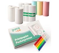 Pora&co Recharge pour imprimante photo : papier et autocollants