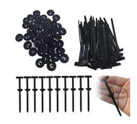 Poraceous 100 PCS Attaches De Câble Universelles en Nylon, Attaches Autobloquantes Universelles en Nylon, Câbles Robustes de Câble en Plastique, Pour Réparation Quotidienne de Voiture