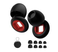 Poraceous Bouchons d’Oreille, 1 Ensemble Bouchon d’Oreille Protection Auditive, Réutilisables et Ultra Confortables pour Artevive Moto Earplugs, Silicone Flexible pour Sommeil, Concerts, 6 Embouts