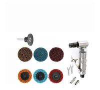 Poratble Mini 1/4 Air Angle Die Meuleuse 90 Degrés Pneumatique Meulage Polisseuse Moulin Machine De Gravure Avec Disques De Ponçage Trousse D'outils,Outils pneumatiques(With 45pcs)