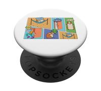 Porc d'Inde Accessoires Bande dessinée Cochon d'Inde PopSockets PopGrip Adhésif