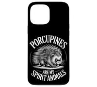 Porc-épic Spirit Animals Funny Porc-épic Coque pour iPhone 13 Pro Max
