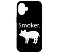 Porc fumoir de Porc Amusant pour Barbecue pour la fête des pères Coque pour iPhone 16