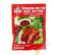 Porc Laqué - Bouillon Aromatique pour Porc Laqué - Seasoning mix for roast red pork - Assaisonnement pour Soupes et Plats Asiatiques - Compatible avec Por Kwan - 100g