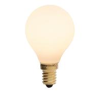 Porcelain I LED E14 APOULE FILAMENT 360° 3W => 24W H 8cm/Ø 4.5cm/Trailing Edge dimmable