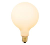 Tala Porcelain III LED E27 GLOBE FILAMENT 360° 6W=> 45W blanc/laiton H 17,5cm/Ø 12,5cm/dimmable à coupure de phase