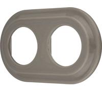 Porcelaine Cadre rétro 2 volets I PR1 gris beige