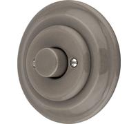 Porcelaine encastrée Rétro LED Variateur rotatif I PR1 gris-beige