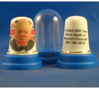 PORCELAINE FINE à collectionner Dé à Coudre Sir Winston Churchill commémorative