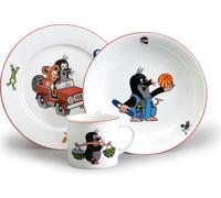 Porcelaine pour enfants, Set taupe en voiture, Thun, 3 pièces