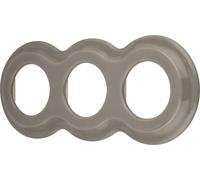 Porcelaine Retro Curve frame 3-fold I PR1 grey beige