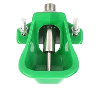 Porcelets en Plastique Ferme bétail Porc Mouton chèvre Alimentation Bol d'eau Potable Bord Lisse Acier Inoxydable et Plastique Durable 6,5 cm idéal pour l'approvisionnement en Eau