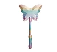 Porceosy Baguette magique pour payer, cœur imprimé en 3D, papillon, couronne, flocon de neige, porte-carte de crédit, fente pour carte cachée, cadeau fantaisie amusant pour enfants, adolescents