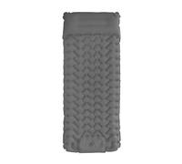 Porceosy Matelas de couchage gonflable ultraléger avec pompe à pied intégrée, imperméable et compact pour camping, extérieur, randonnée et plage, gris