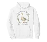 Porch Goose Social Club Cottagecore Funny Goose Sweat à Capuche