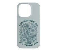 Porch Goose Social Club Country Goose Western Humour Coque pour iPhone 14 Pro