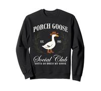 Porch Goose Social Club Gotta Go Dress My Goose Cowboy Sweatshirt