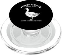 Porch Goose Social Club Slogan Humoristique PopSockets PopGrip pour MagSafe
