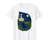 Porch Lights Off Lucioles Jardin Prairie Lune T-Shirt