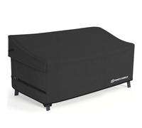 Porch Shield Housse de canapé 3 Places imperméable pour mobilier d'extérieur - 190 x 89 x 89 cm (l x P x H) - Noir