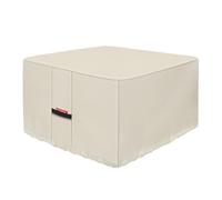 Porch Shield Housse de protection carrée robuste 600D, imperméable et résistante à la décoloration, pour brasero, beige, 101,6 x 101,6 cm