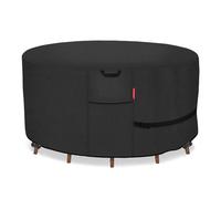 Porch Shield Housse ronde pour meubles de patio - Imperméable 600D robuste pour table et chaises d'extérieur, 213,4 cm