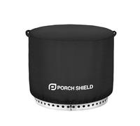 Porch Shield Housse ronde résistante aux UV pour poêle Solo Stove Yukon - Housse imperméable pour foyer de terrasse - 71,1 cm - Noir