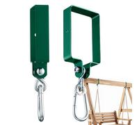 Porch Swing Hardware - Brassets de suspension durable, crochets extérieurs | Strong Metal Carabiner Swivels pour le terrain de jeu Garden Patio Deck Hammock Banc Chair Backyard Indoor Installation