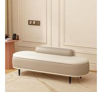 Porche couloir multifonctionnel - Bancs d'armoire modernes avec rembourrage - Banc de rangement pour magasin de vêtements/entrée/canapé/salon/chambre à coucher (kakibeige, 60 cm)