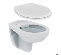 Porcher - / Ideal Standard Pack WC suspendu sans bride + abattant Eurovit (PorcherRimless)