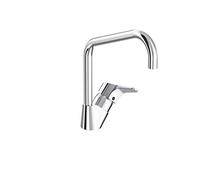 Porcher - Mitigeur évier col de cygne Ulysse Cartouche Ø 38 mm chromé sans tirette ni vidage